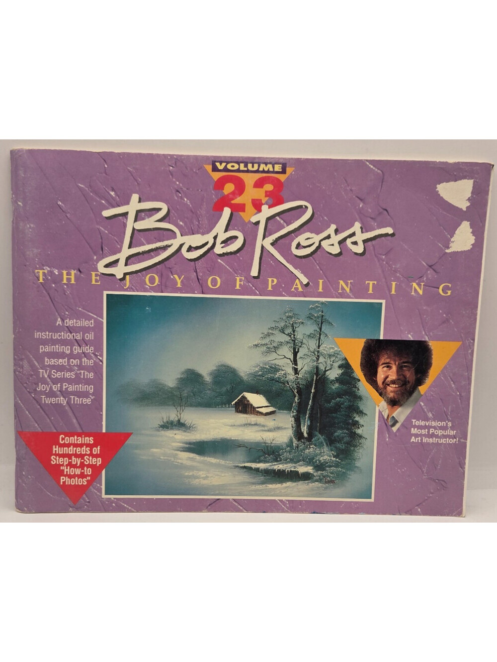 Vintage 1991 Bob Ross The Joy of Painting Volume 23 XXIII Art Instruction Book